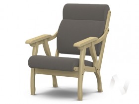 Кресло Вега-10 (бесцветный лак/ULTRA STONE) в Ирше - irsha.katalogmebeli.com | фото