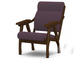 Кресло Вега-10 (орех лак/ULTRA PLUM) в Ирше - irsha.katalogmebeli.com | фото