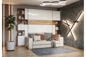 Шкаф-кровать с диваном Дина в Ирше - irsha.katalogmebeli.com | фото