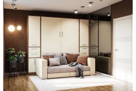 Шкаф-кровать с диваном Злата в Ирше - irsha.katalogmebeli.com | фото