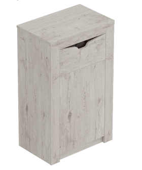 Тумба с дверцей и ящиком Соренто Дуб бонифаций/Кофе структурный матовый в Ирше - irsha.katalogmebeli.com | фото
